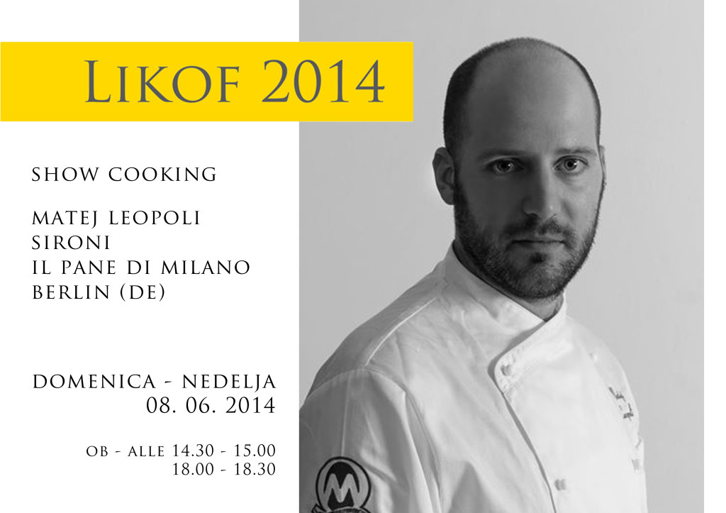 Likof San Floriano del Collio show cooking